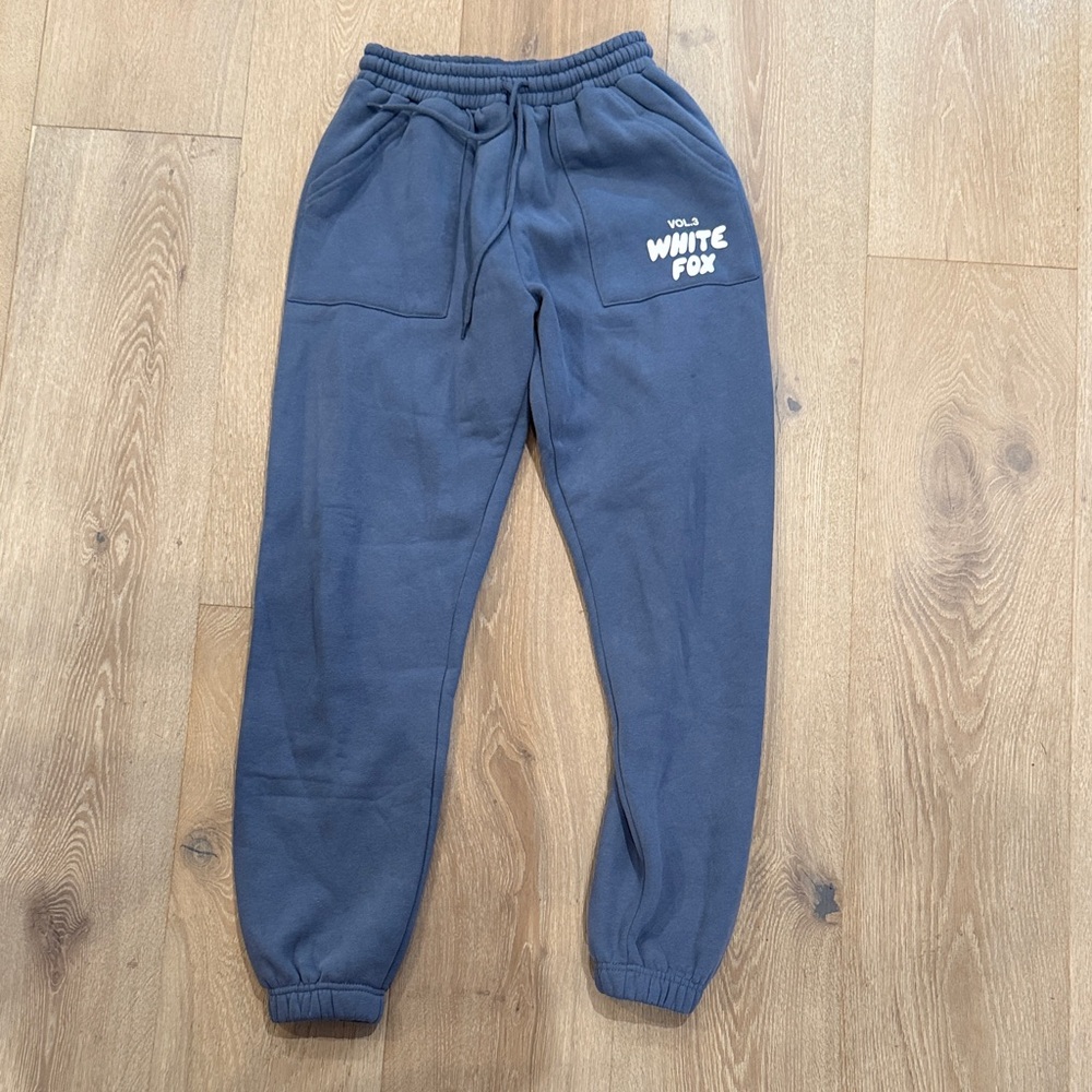 White Fox Boutique Navy Track Pants